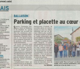 Article dans le Dauphiné