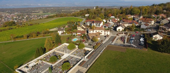 Vue du chantier par Drône